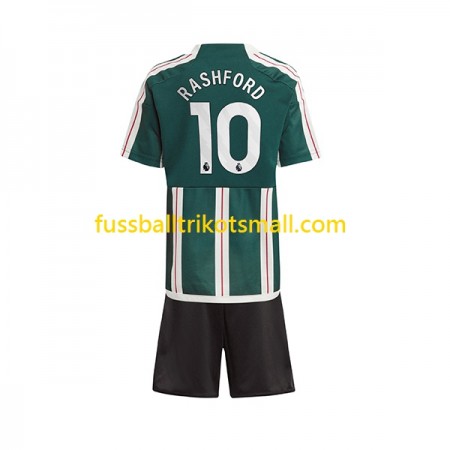 Fußballtrikots Manchester United Marcus Rashford 10 Kinder 2023-2024 Kurzarm Auswärts-trikot kaufen